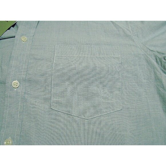 NEW Goodfellow & Co Mens Size M Blue Dress Shirt Button Down Standard Fit Cotton - Picture 5 of 10